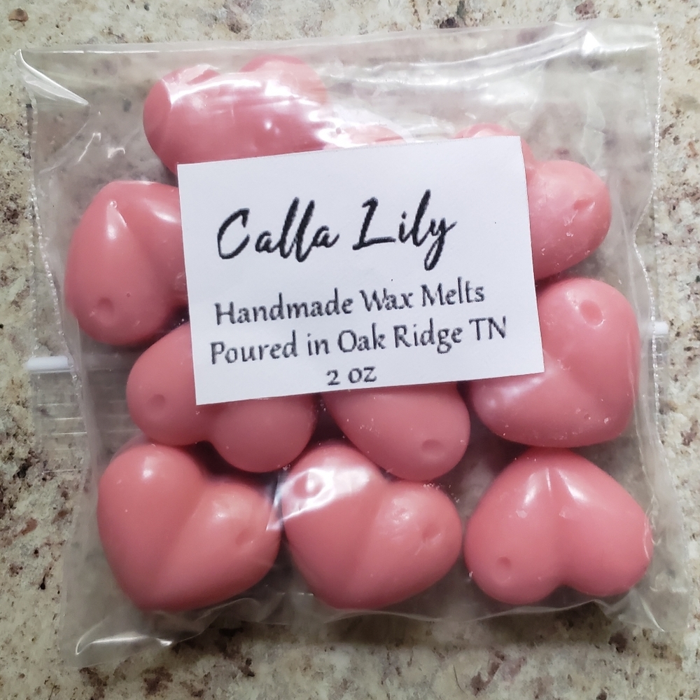 Calla Lily Wax Melts 10 Hearts